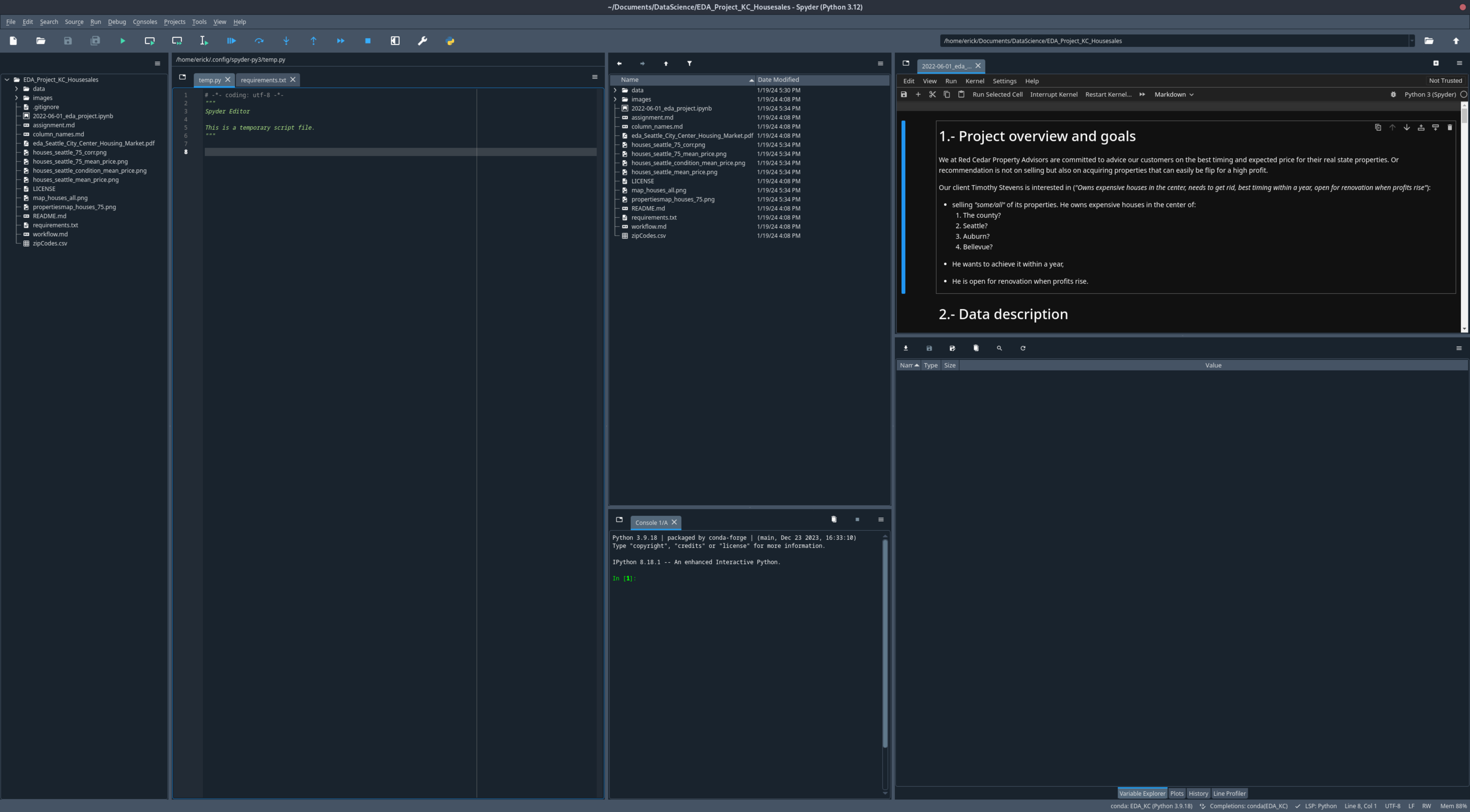 My - Window - Layout in SypderIDE